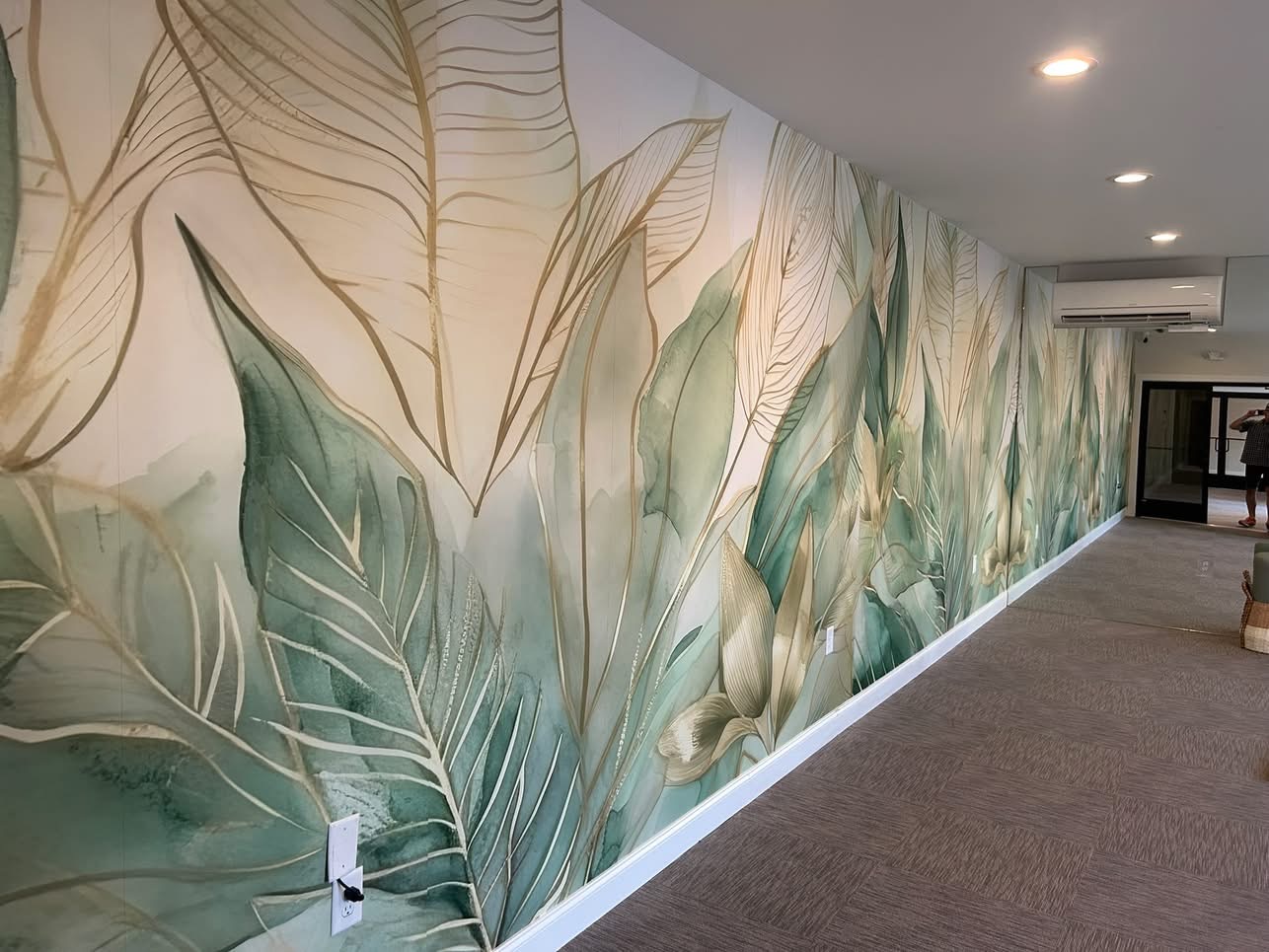 Professional wallpaper installation by Charlie Benton